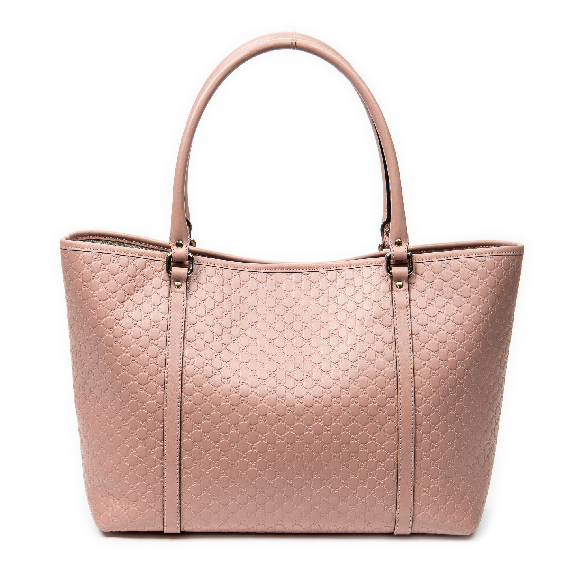 Shoulder Bag Medium Joy Tote Light Pink Microguccissima Leather