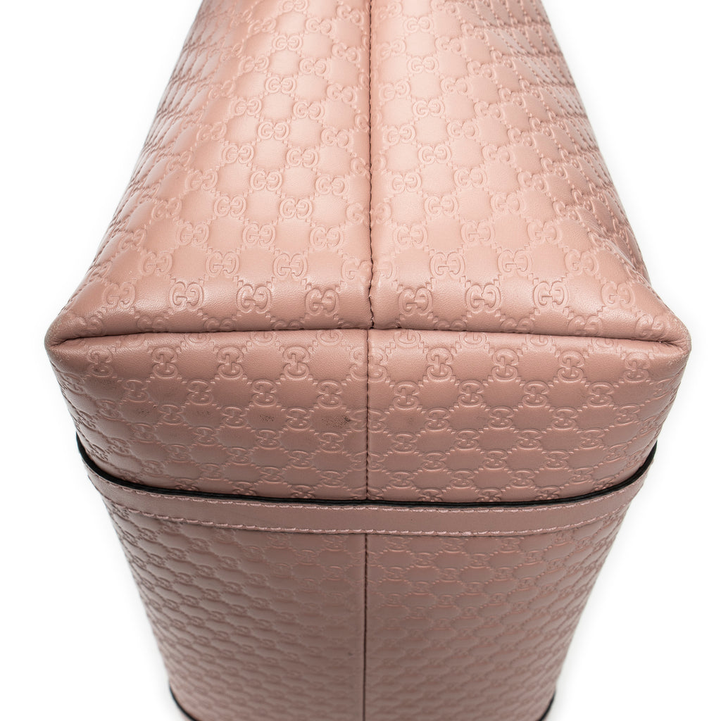 Shoulder Bag Medium Joy Tote Light Pink Microguccissima Leather