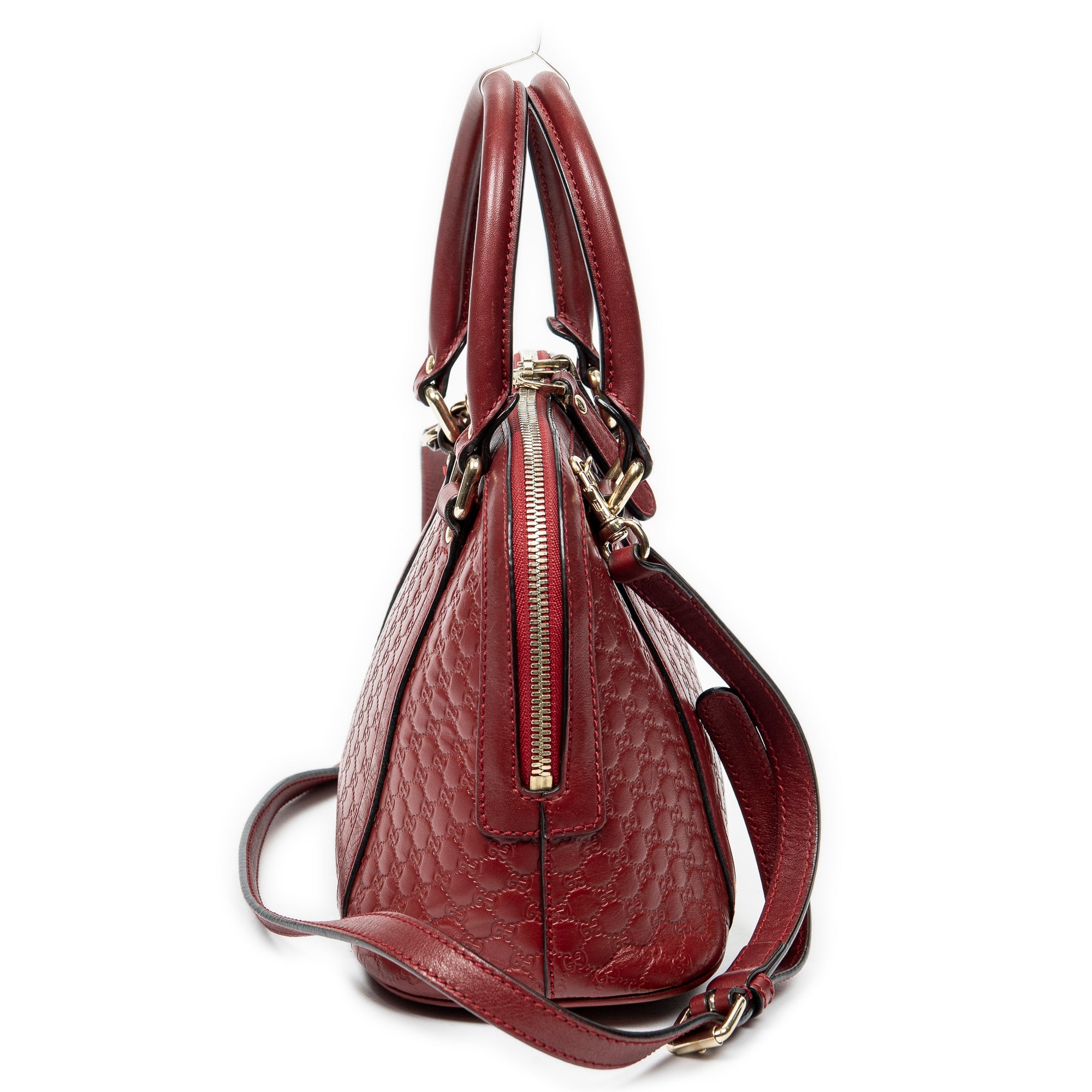 Gucci - Sac cabas mini dôme - Rouge foncé