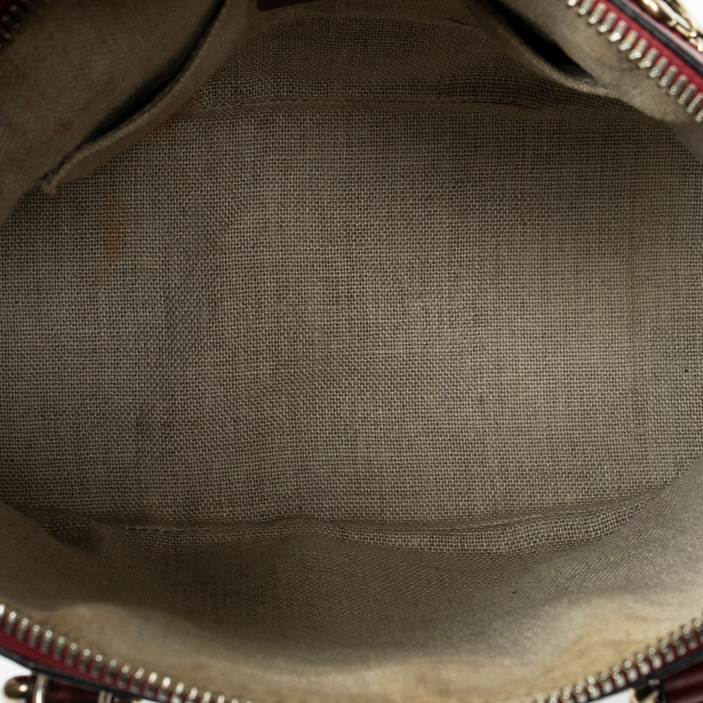 Gucci - Sac cabas mini dôme - Rouge foncé