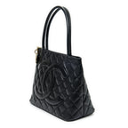 Shoulder Bag Timeless Medallion Tote Black Quilted Caviar Leather