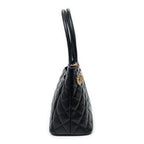 Shoulder Bag Timeless Medallion Tote Black Quilted Caviar Leather