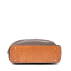Handbag Dome Bowler Bag Brown Macadam Coated Canvas
