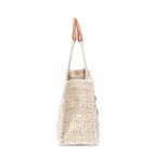 Shoulder Bag Large Triomphe Cabas Beige Canvas