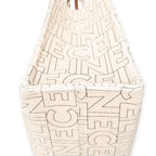 Shoulder Bag Large Triomphe Cabas Beige Canvas