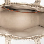 Shoulder Bag Large Triomphe Cabas Beige Canvas
