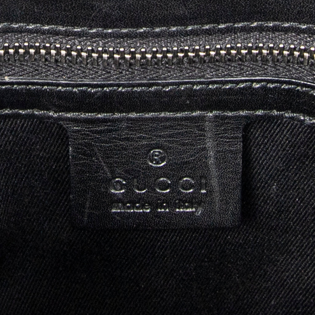 Shoulder Bag Vertical Tote Black Monogrammed Canvas