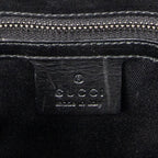 Shoulder Bag Vertical Tote Black Monogrammed Canvas