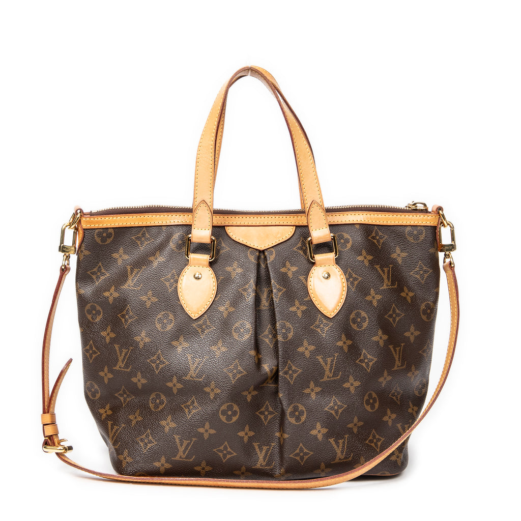 Shoulder Bag Palermo PM Brown Monogram Canvas