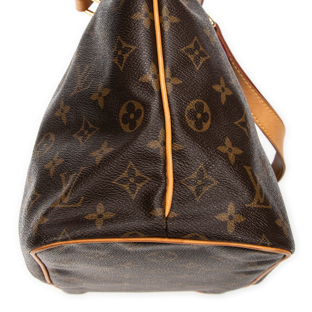 Shoulder Bag Palermo PM Brown Monogram Canvas