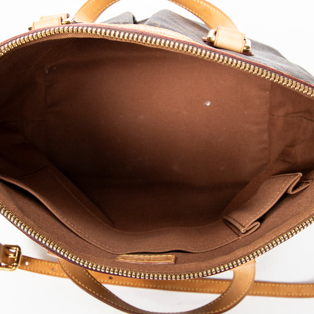Shoulder Bag Palermo PM Brown Monogram Canvas