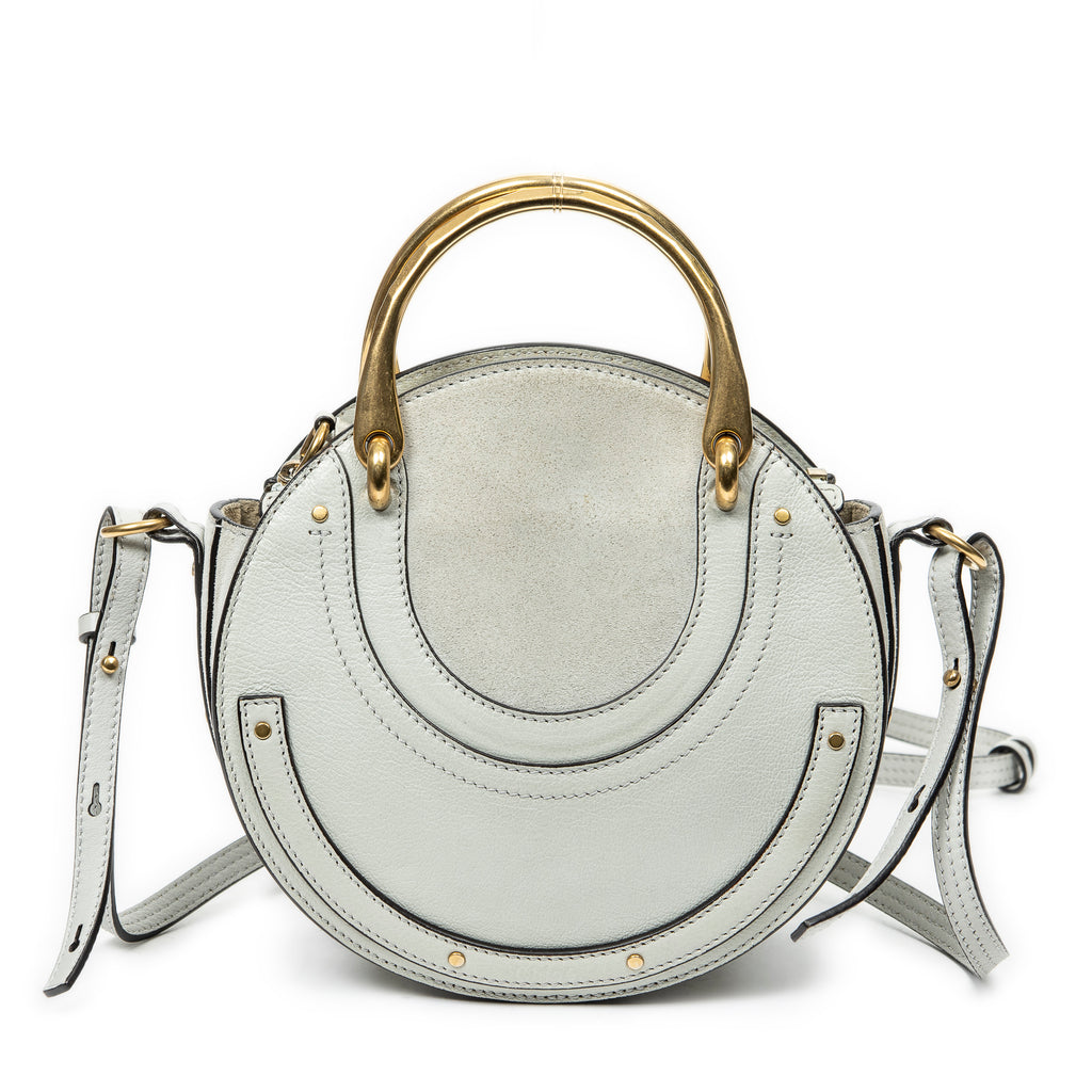Shoulder Bag Small Pixie Crossbody Green Grained Leather