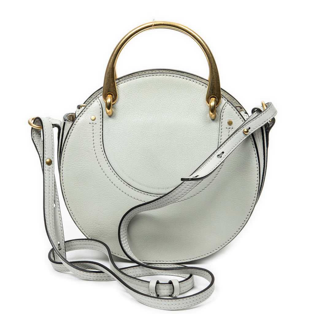 Shoulder Bag Small Pixie Crossbody Green Grained Leather