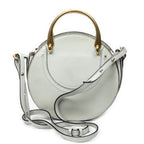 Shoulder Bag Small Pixie Crossbody Green Grained Leather