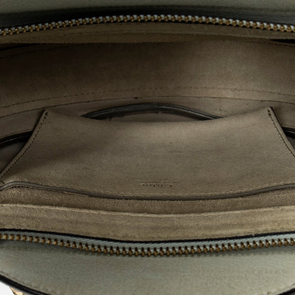 Shoulder Bag Small Pixie Crossbody Green Grained Leather