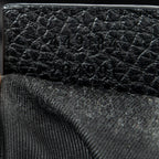 Shoulder Bag Zip Messenger Crossbody Black Monogrammed Nylon Canvas