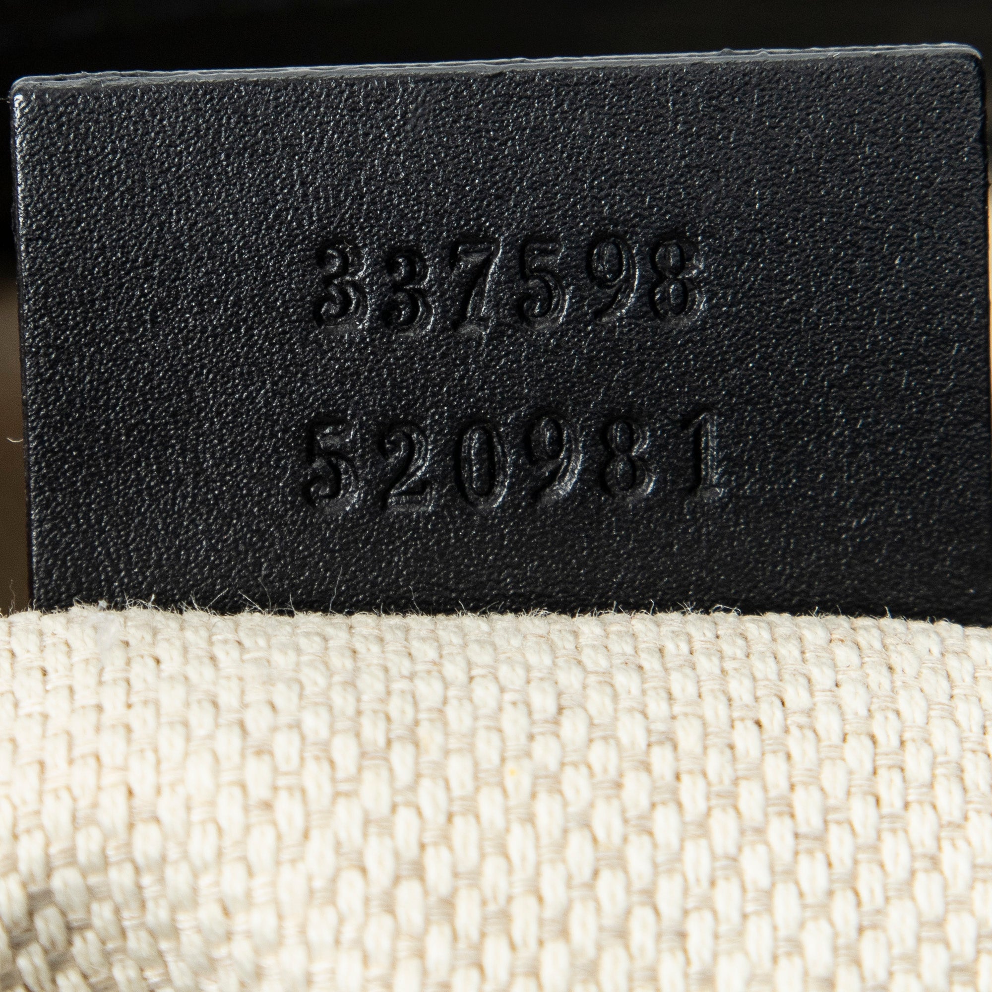 Shoulder Bag Square Zip Messenger Black Monogrammed Canvas