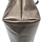 Bolso de Hombro Grande Cremallera Bolso de Compras Rosa Impronta Guccissima Lona Recubierta