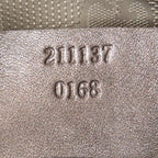 Bolso de Hombro Grande Cremallera Bolso de Compras Rosa Impronta Guccissima Lona Recubierta