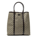 Shoulder Bag Vertical Joy Tote Beige Supreme Coated Canvas