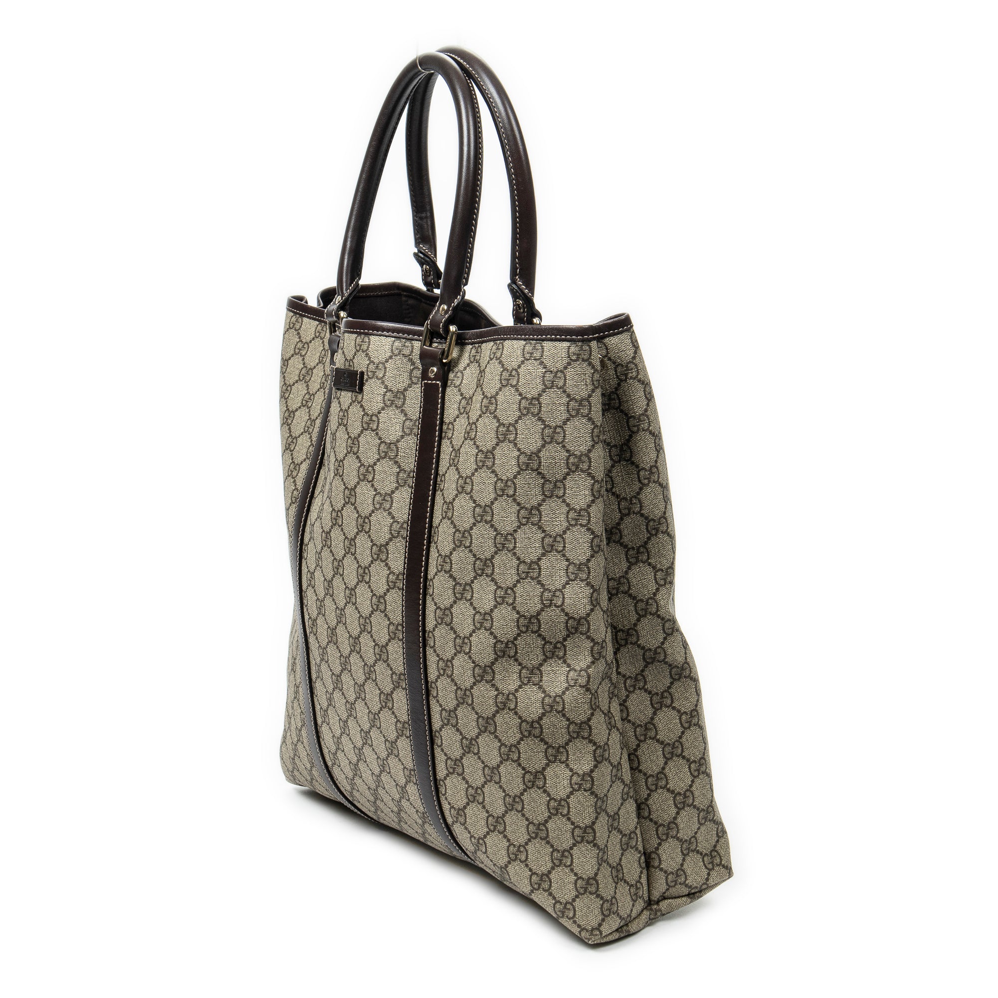 Shoulder Bag Vertical Joy Tote Beige Supreme Coated Canvas