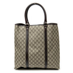 Shoulder Bag Vertical Joy Tote Beige Supreme Coated Canvas