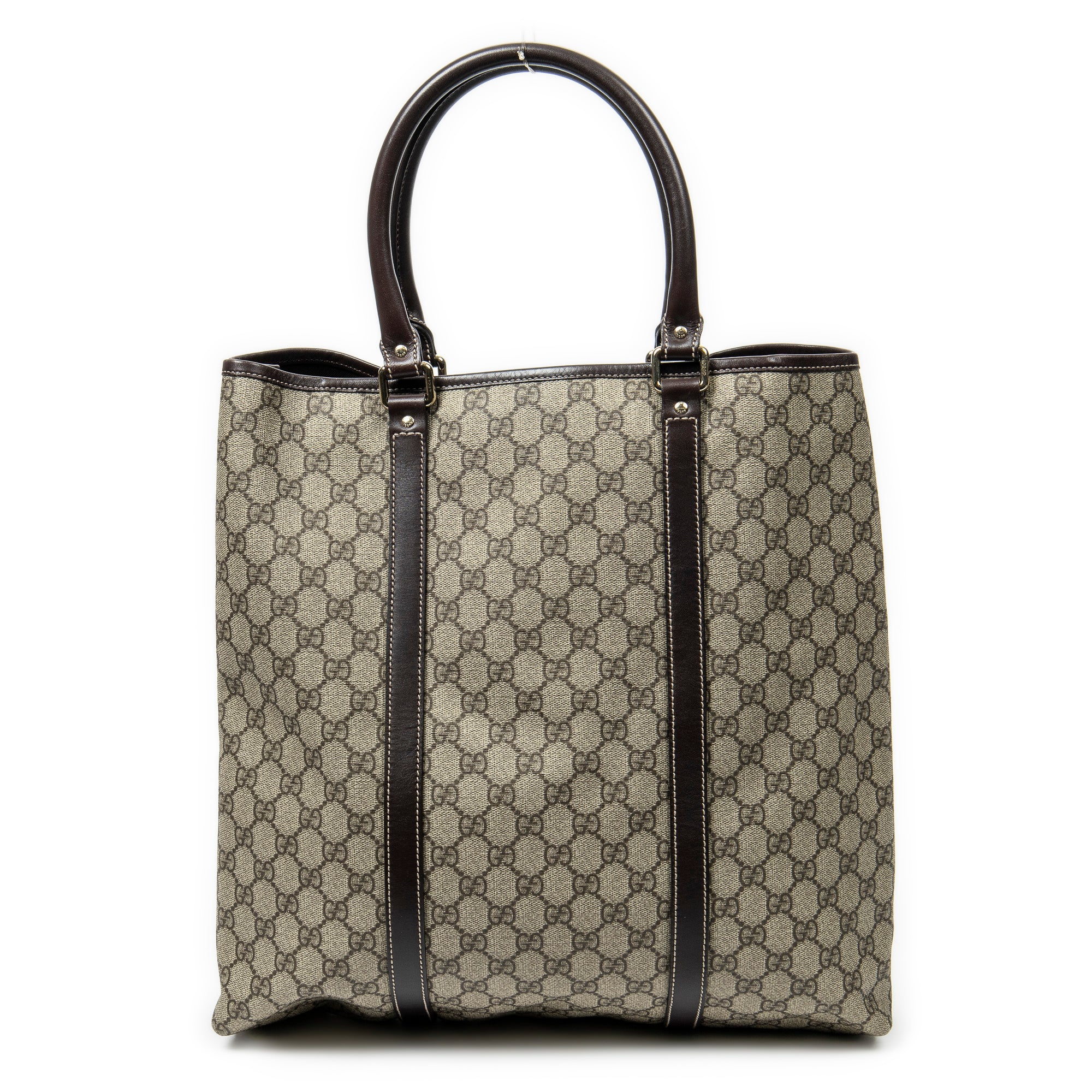 Shoulder Bag Vertical Joy Tote Beige Supreme Coated Canvas