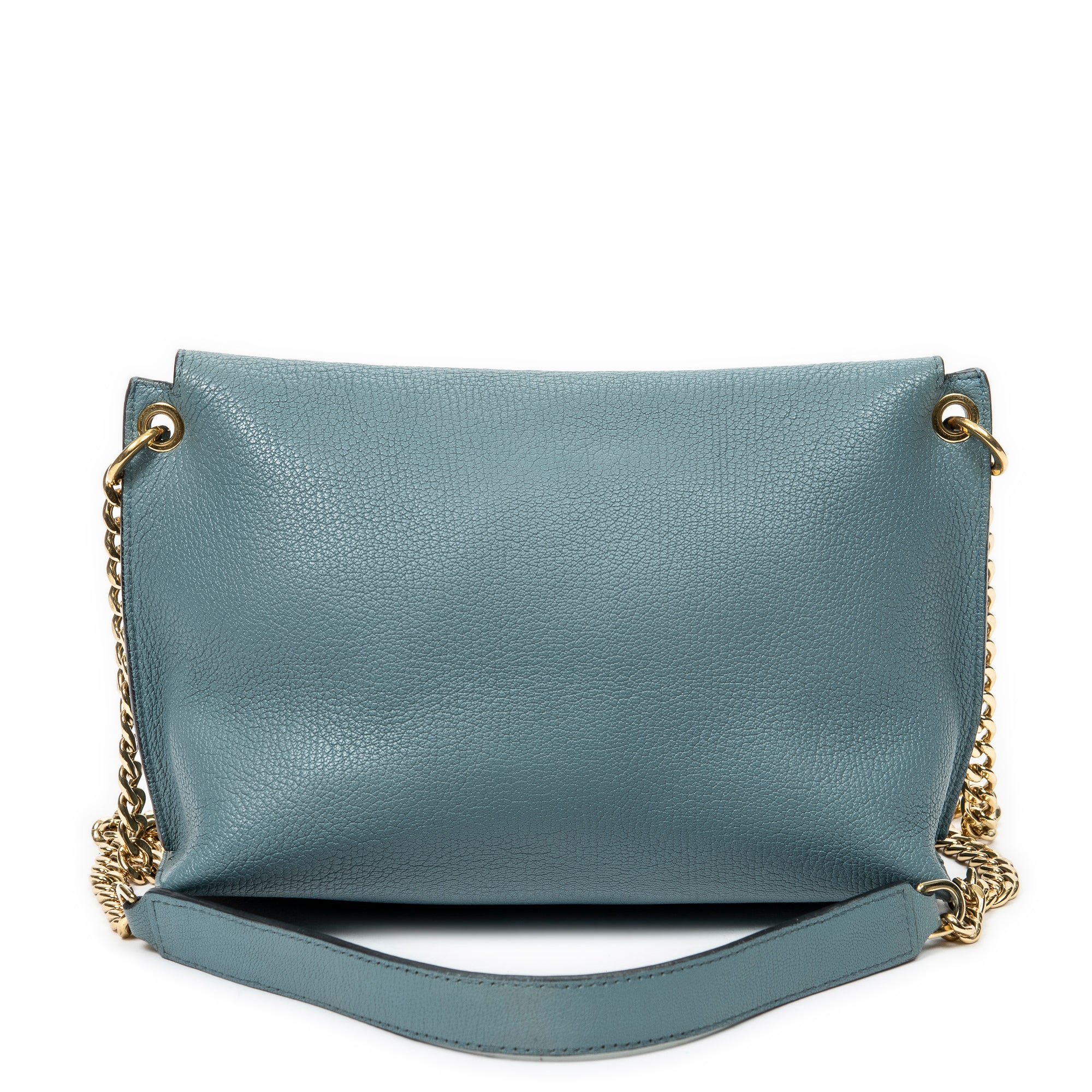 Shoulder Bag Avenue Crossbody Blue Grained Leather