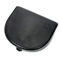 Shoulder Bag Mini Heel Pouch Black Smooth Calfskin Leather