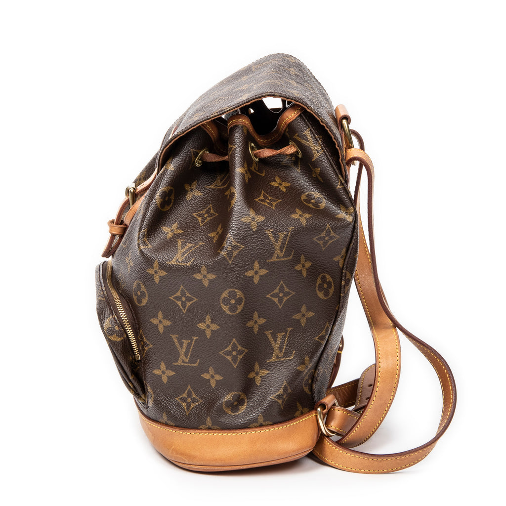 Backpack Montsouris MM Brown Monogram Canvas