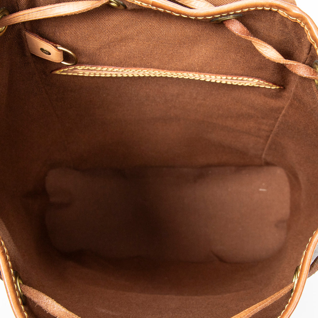 Backpack Montsouris MM Brown Monogram Canvas