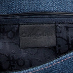 Wallet Long Jean Saddle Wallet Blue Denim Canvas