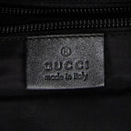Shoulder Bag Square Slip Pocket Crossbody Black Nylon Canvas