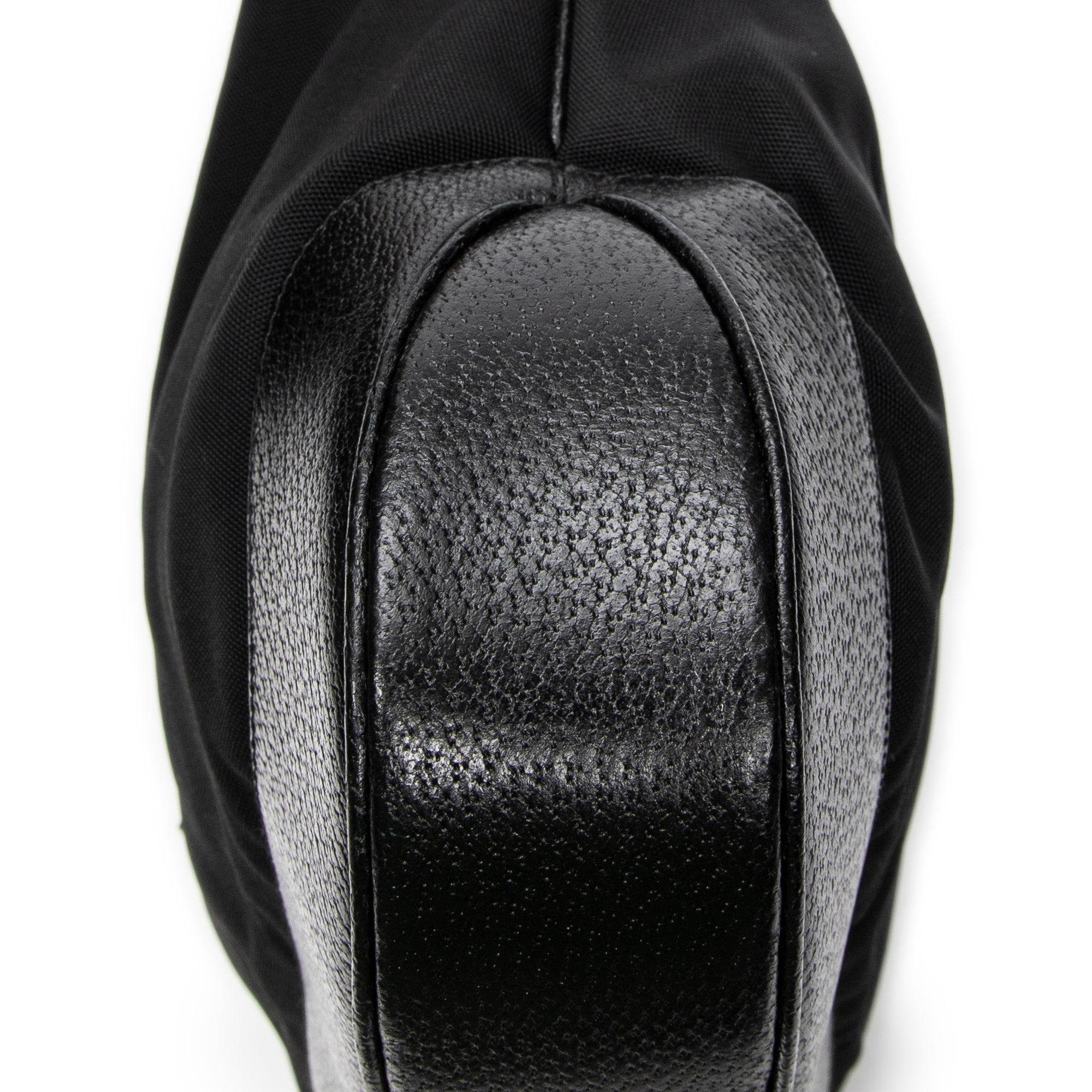 Shoulder Bag Large Jackie Black Nylon Canvas
