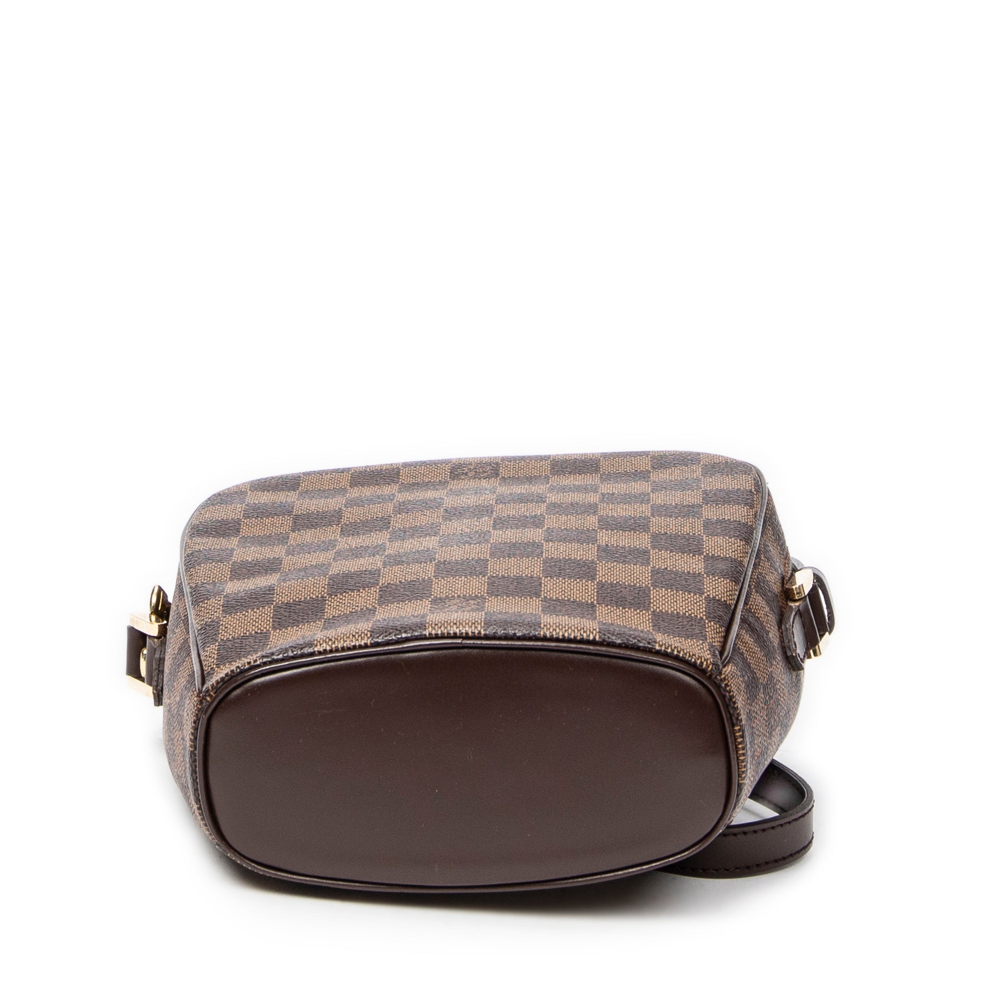Bolso de Hombro Ipanema PM Lona Damier Ebene Marrón