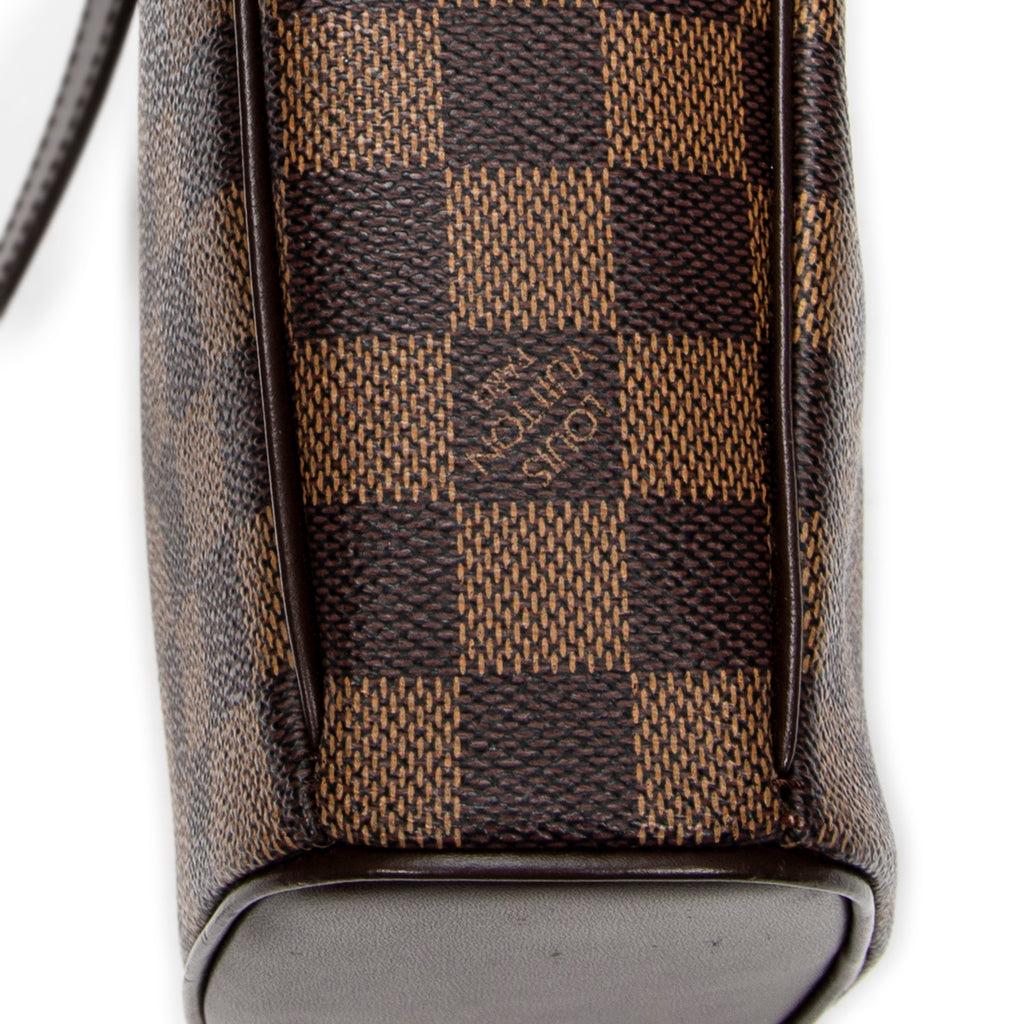 Bolso de Hombro Ipanema PM Lona Damier Ebene Marrón