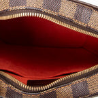 Bolso de Hombro Ipanema PM Lona Damier Ebene Marrón