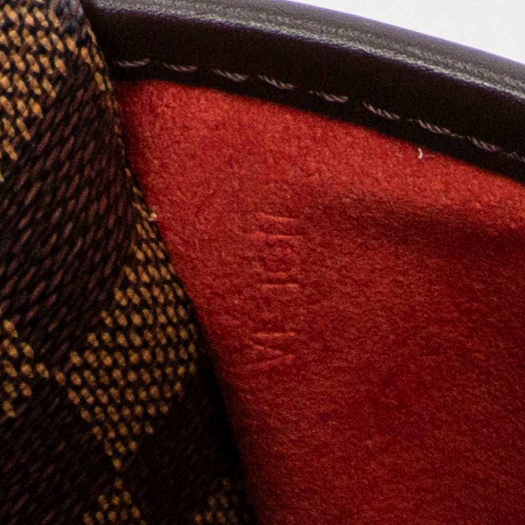 Bolso de Hombro Ipanema PM Lona Damier Ebene Marrón