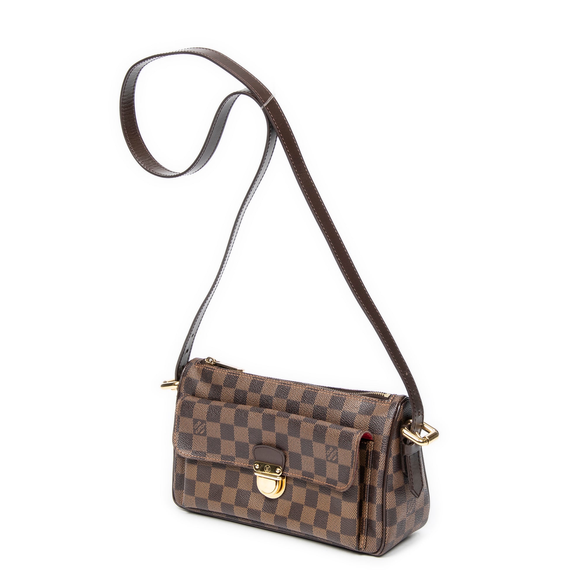 Shoulder Bag Ravello Long Strap GM Brown Damier Ebene