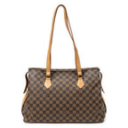 Shoulder Bag Columbine Centenaire GM Brown Damier Ebene