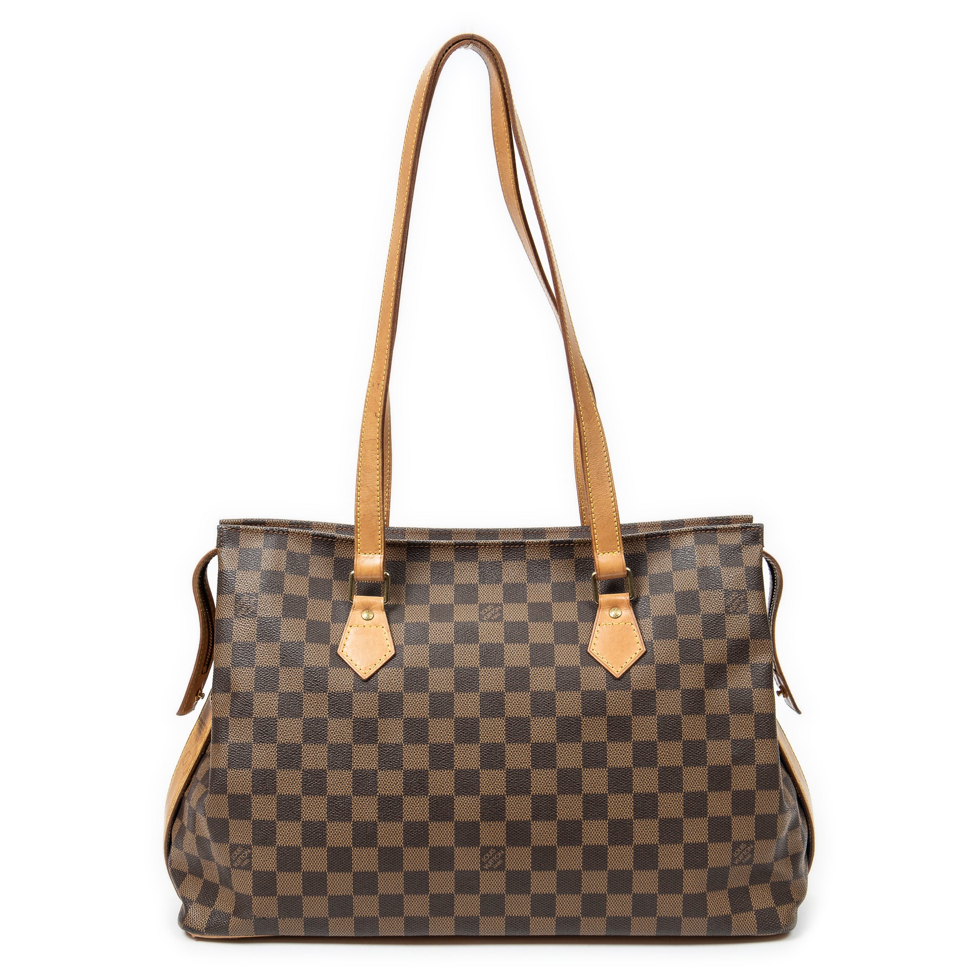 Shoulder Bag Columbine Centenaire GM Brown Damier Ebene