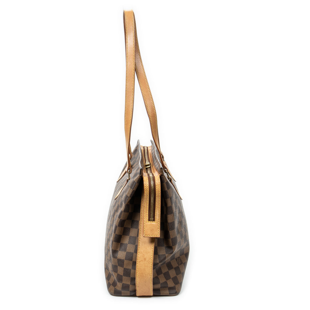 Shoulder Bag Columbine Centenaire GM Brown Damier Ebene