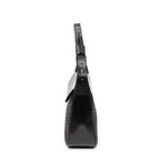 Shoulder Bag Square Flap Hobo Black C Macadam Canvas