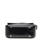 Shoulder Bag Square Flap Hobo Black C Macadam Canvas