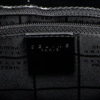 Shoulder Bag Square Flap Hobo Black C Macadam Canvas