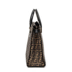 Handbag Vintage Square Tote Tan Zucca Canvas