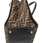 Handbag Vintage Square Tote Tan Zucca Canvas