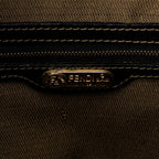 Handbag Vintage Square Tote Tan Zucca Canvas