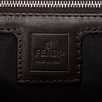 Bolso Pequeño FF Open Tote Lona Zucca Marrón
