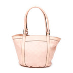 Shoulder Bag Small D Ring Bucket Tote Pink Guccissima Leather
